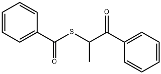 Benzenecarbothioic acid, S-(1-methyl-2-oxo-2-phenylethyl) ester Structure