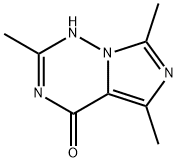 2,5,7-trimethyl-3H,4H-imidazo[4,3-f][1,2,4]triazin-4-one Structure