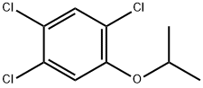 Benzene, 1,2,4-trichloro-5-(1-methylethoxy)- Structure