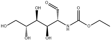 D-Glucose, 2-deoxy-2-[(ethoxycarbonyl)amino]- Structure