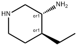 3-Piperidinamine,4-ethyl-,(3R,4S)-rel-(9CI) 구조식 이미지