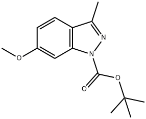 1-N-BOC-6-METHOXY-3-METHYL-1H-INDAZOLE Structure