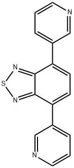 2,1,3-Benzothiadiazole, 4,7-di-3-pyridinyl- Structure