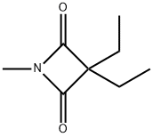 2,4-Azetidinedione, 3,3-diethyl-1-methyl- Structure