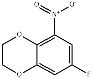 7-fluoro-5-nitro-2,3-dihydrobenzo[b][1,4]dioxine 구조식 이미지