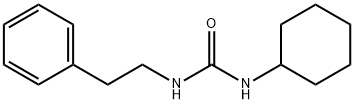 1-cyclohexyl-3-(2-phenylethyl)urea Structure