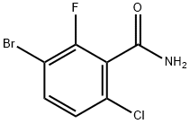 2-Chloro-5-bromo-6-fluorobenzamide Structure