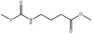 Butanoic acid, 4-[(methoxycarbonyl)amino]-, methyl ester 구조식 이미지