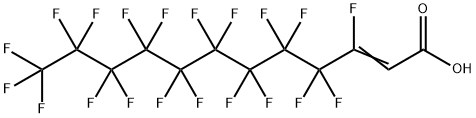 2-Dodecenoic acid, 3,4,4,5,5,6,6,7,7,8,8,9,9,10,10,11,11,12,12,12-eicosafluoro- Structure