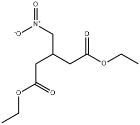 Pentanedioic acid, 3-(nitromethyl)-, 1,5-diethyl ester 구조식 이미지