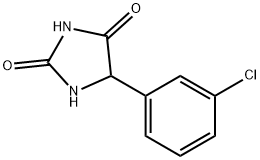 2,4-Imidazolidinedione, 5-(3-chlorophenyl)- 구조식 이미지