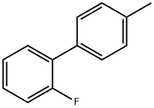 1,1'-Biphenyl, 2-fluoro-4'-methyl- 구조식 이미지