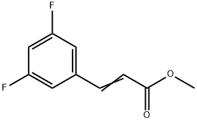 2-Propenoic acid, 3-(3,5-difluorophenyl)-, methyl ester Structure