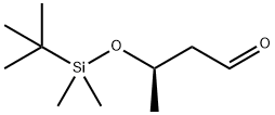 Butanal, 3-[[(1,1-dimethylethyl)dimethylsilyl]oxy]-, (3R)- Structure