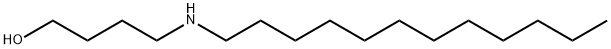 1-Butanol, 4-(dodecylamino)- Structure