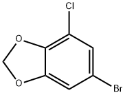 6-Bromo-4-chloro-2H-1,3-benzodioxole Structure