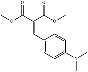 Propanedioic acid, 2-[[4-(dimethylamino)phenyl]methylene]-, 1,3-dimethyl ester Structure