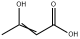 2-Butenoic acid, 3-hydroxy- Structure