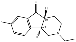 5H-Indeno[1,2-c]pyridin-5-one,2-ethyl-1,2,3,4,4a,9b-hexahydro-7-methyl-,(4aR,9bR)-rel-(9CI) Structure