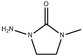 2-Imidazolidinone, 1-amino-3-methyl- Structure