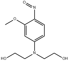 Ethanol, 2,2'-[(3-methoxy-4-nitrosophenyl)imino]bis- Structure