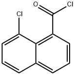 1-Naphthalenecarbonyl chloride, 8-chloro- Structure