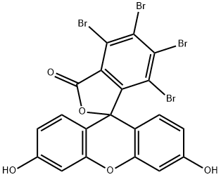 Spiro[isobenzofuran-1(3H),9'-[9H]xanthen]-3-one, 4,5,6,7-tetrabromo-3',6'-dihydroxy- Structure