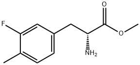 D-Phenylalanine, 3-fluoro-4-methyl-, methyl ester Structure