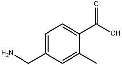 Benzoic acid, 4-(aminomethyl)-2-methyl- Structure