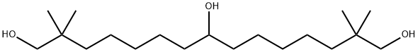 1,8,15-Pentadecanetriol, 2,2,14,14-tetramethyl- 구조식 이미지