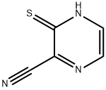 3-sulfanylpyrazine-2-carbonitrile Structure