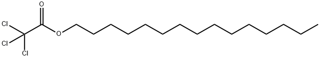 Acetic acid, 2,2,2-trichloro-, pentadecyl ester Structure