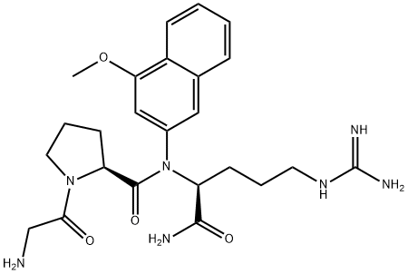 Gly-Pro-Arg-MNA.2HCl Structure