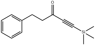 1-Pentyn-3-one, 5-phenyl-1-(trimethylsilyl)- 구조식 이미지