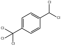 Benzene, 1-(dichloromethyl)-4-(trichloromethyl)- Structure