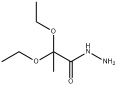 2,2-diethoxypropanehydrazide 구조식 이미지