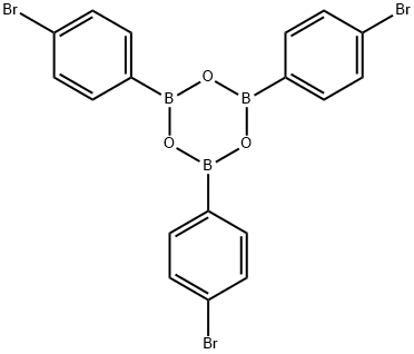 Boroxin, 2,4,6-tris(4-bromophenyl)- 구조식 이미지