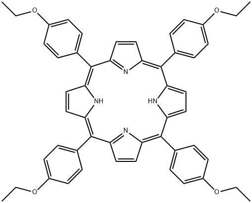 21H,23H-Porphine, 5,10,15,20-tetrakis(4-ethoxyphenyl)- Structure