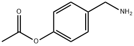 Phenol, 4-(aminomethyl)-, 1-acetate Structure