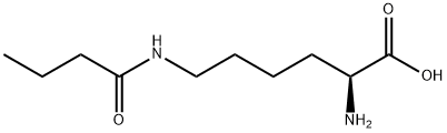 Lysine(butyryl)-OH Structure