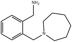 [2-(azepan-1-ylmethyl)phenyl]methanamine Structure