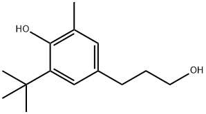 2-(叔丁基)-4-(3-羟丙基)-6-甲基苯酚 Structure