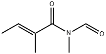 2-Butenamide, N-formyl-N,2-dimethyl-, (E)- (9CI) Structure