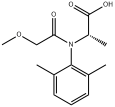 L-Alanine, N-(2,6-dimethylphenyl)-N-(2-methoxyacetyl)- Structure