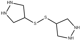 Pyrazolidine, 4,4'-dithiobis- 구조식 이미지