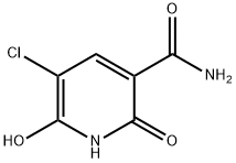 3-Pyridinecarboxamide, 5-chloro-1,2-dihydro-6-hydroxy-2-oxo- Structure
