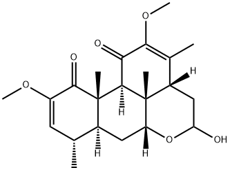 76-77-7 Picrasa-2,12-diene-1,11-dione, 16-hydroxy-2,12-dimethoxy-