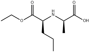 L-Norvaline, N-(1-carboxyethyl)-, 1-ethyl ester, (R)- (9CI) Structure