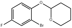 2H-Pyran, 2-(2-bromo-4-fluorophenoxy)tetrahydro- 구조식 이미지