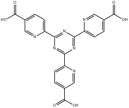 3-Pyridinecarboxylic acid, 6,6',6''-(1,3,5-triazine-2,4,6-triyl)tris- (9CI) Structure